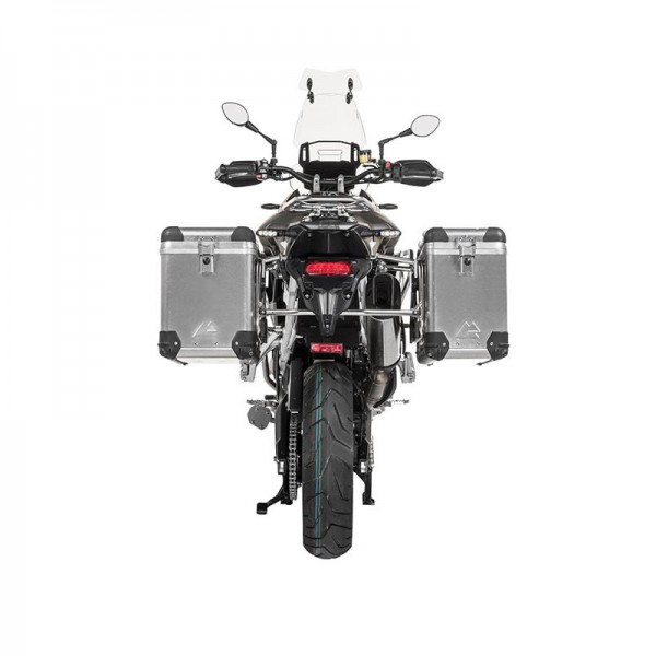 Touratech ZEGA Pro alu pannier system 38/45 litres w S/S rack Triumph Tiger 900