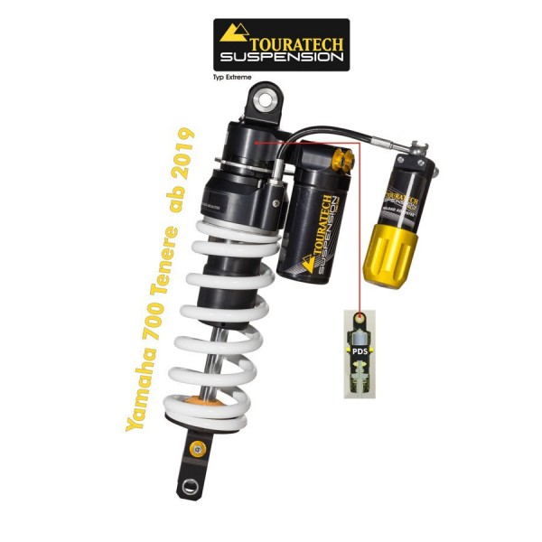 Touratech Suspension shock absorber for Yamaha 700 Tenere from 2019 type Extreme