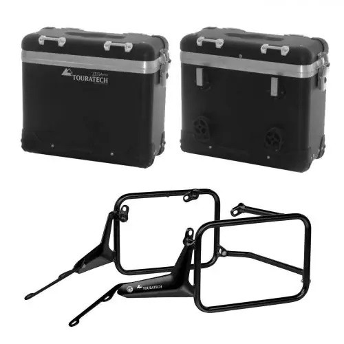 Touratech ZEGA Pro Aluminium Pannier System black rack 31/31L 