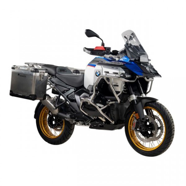 Touratech ZEGA Pro aluminium pannier system S/S Rack 38/38L Alu for BMW R 1300 GS Adventure