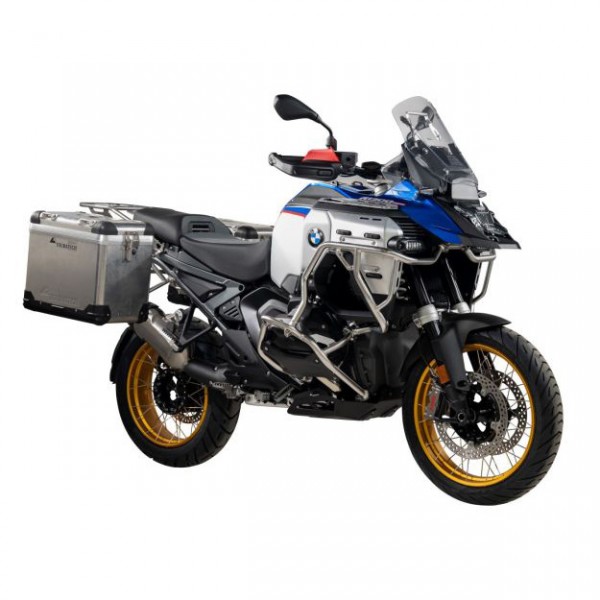 Touratech ZEGA Pro aluminium pannier system S/S Rack 45/45L Alu for BMW R 1300 GS Adventure