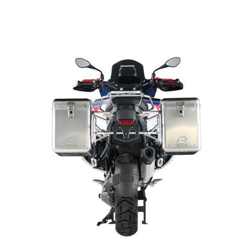 Touratech ZEGA Mundo aluminium pannier system S/S Rack Black 45/45L Alu for BMW R1300 GS Adventure