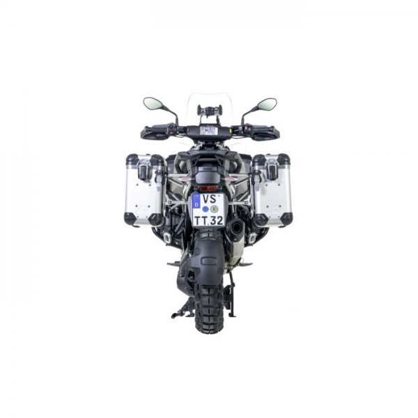 Touratech ZEGA Evo aluminium pannier system S/S Rack 31/31L 