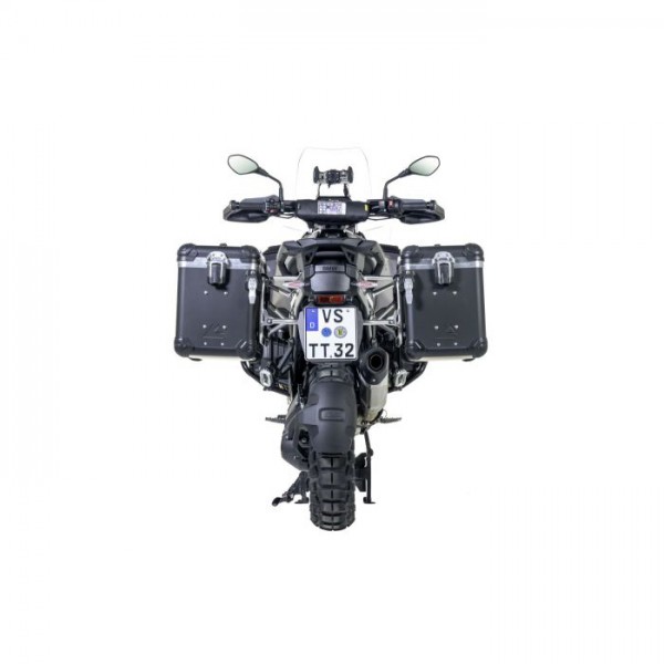 Touratech ZEGA Evo aluminium pannier system S/S Rack 45/45L 