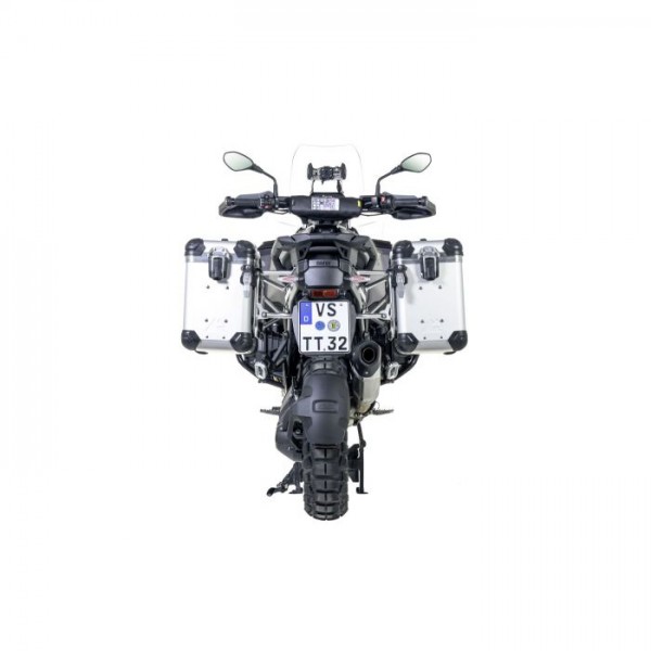 Touratech ZEGA Evo aluminium pannier system S/S Rack 38/38L 
