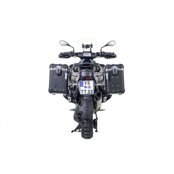 Touratech ZEGA Evo aluminium pannier system S/S Rack 38/38L 