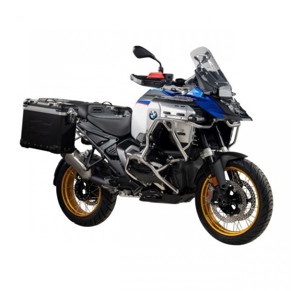 Touratech ZEGA Evo aluminium pannier system S/S Rack Black 31/31L 