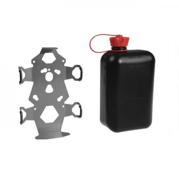 Touratech ZEGA Pro/ZEGA Mundo accessory holder set, canister holder incl. jerrycan Touratech 2 litre