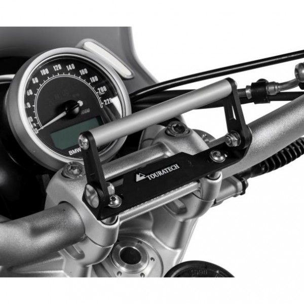 Touratech GPS handlebar bracket adapter, adjustable, with M8x35 screws e.g. for BMW