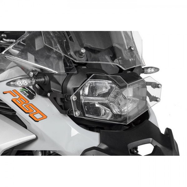 Touratech headlight protector Makrolon with QR fastener BMW F850GS Adventure/ F900GS Adventure