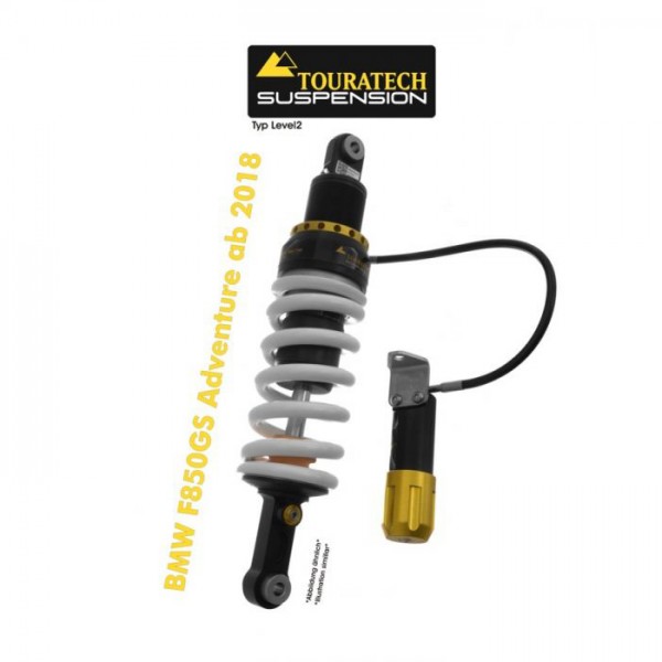 Touratech Suspension shock absorber for BMW F850GS Adventure from 2018 type Level2