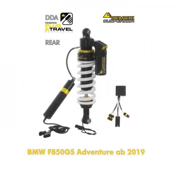 Touratech Suspension shock absorber for BMW F850/900GS Adventure from 2019 DDA / Plug & Travel