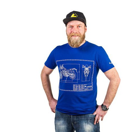 Touratech T-Shirt Blueprint Tenere, men