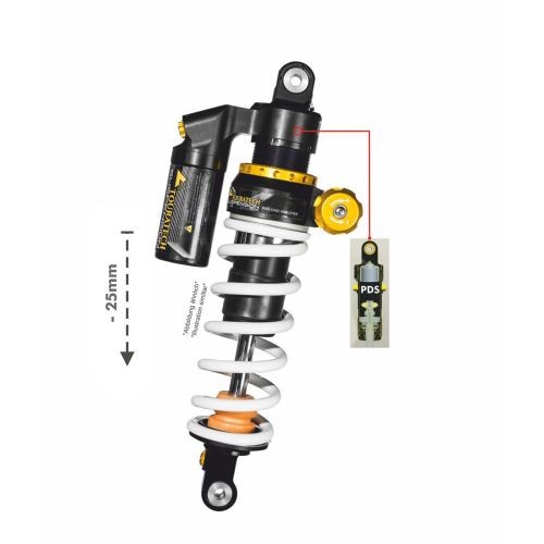 Touratech Suspension shock absorber type Extreme lowering by -25mm for KTM 790/890 Adventure (2019-)