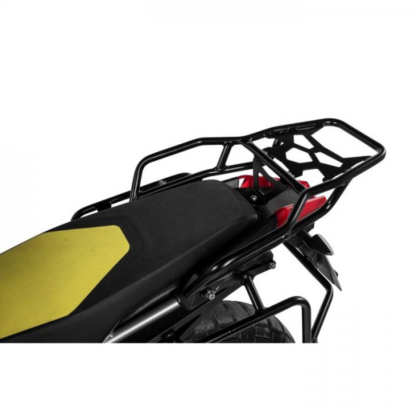 Touratech ZEGA Topcase / Luggage rack black, stainless steel for Aprilia Tuareg 660