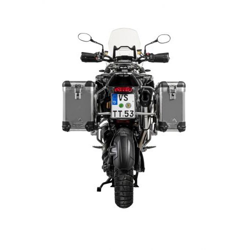 Touratech ZEGA Pro aluminium pannier system 31/38L S/S Rack Triumph Tiger 1200 (2022-)