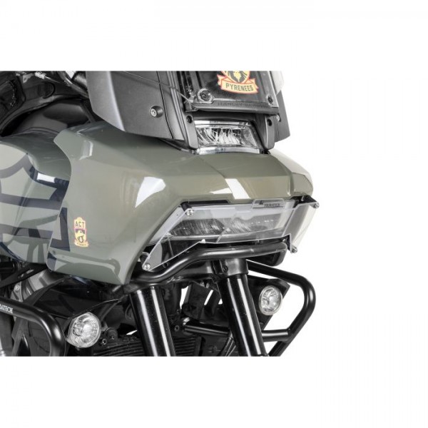 Touratech Headlight protector Makrolon with quick release fastener for H-D RA1250 Pan America