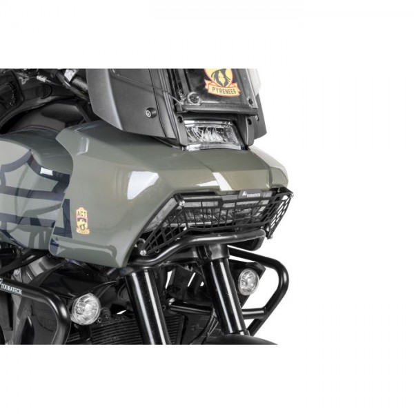 Touratech Headlight protector Black with quick release fastener for H-D RA1250 Pan America