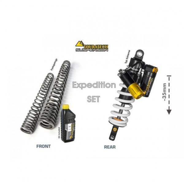 Touratech Suspension WTE Expedition – SET -35mm for Yamaha Tenere 700 from 2019