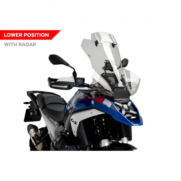 Puig Touring Screen with Visor for BMW R1300GS with Radar 2023>Current