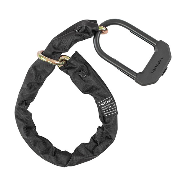 HIPLOK DXXL ALL BLACK CHAIN & D-LOCK