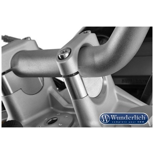 Wunderlich silver risers 25mm closer R1200R LC and RS LC, R1250R/1250RS