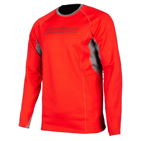 KLIM Aggressor Shirt 3.0 High Risk Red - Castlerock Gray