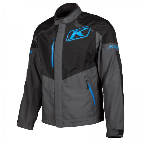 Klim New Traverse Jacket - BLACK/KINETIK BLUE