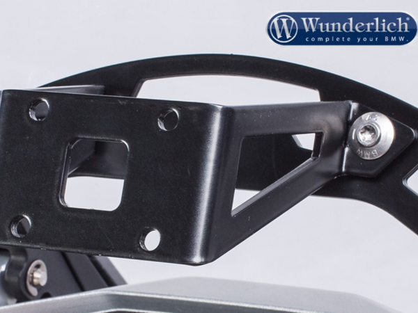 Wunderlich GPS mounting bracket (goes with screen stabiliser set) - R1200GS LC , R1250GS, R1200 Adv
