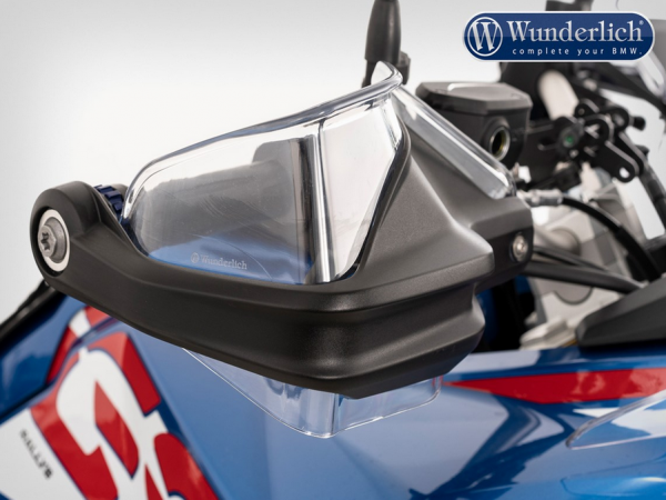 Wunderlich Hand guard extension clear R1200GS LC 2013 on, 2017, R1250GS/Adventure on and MORE models