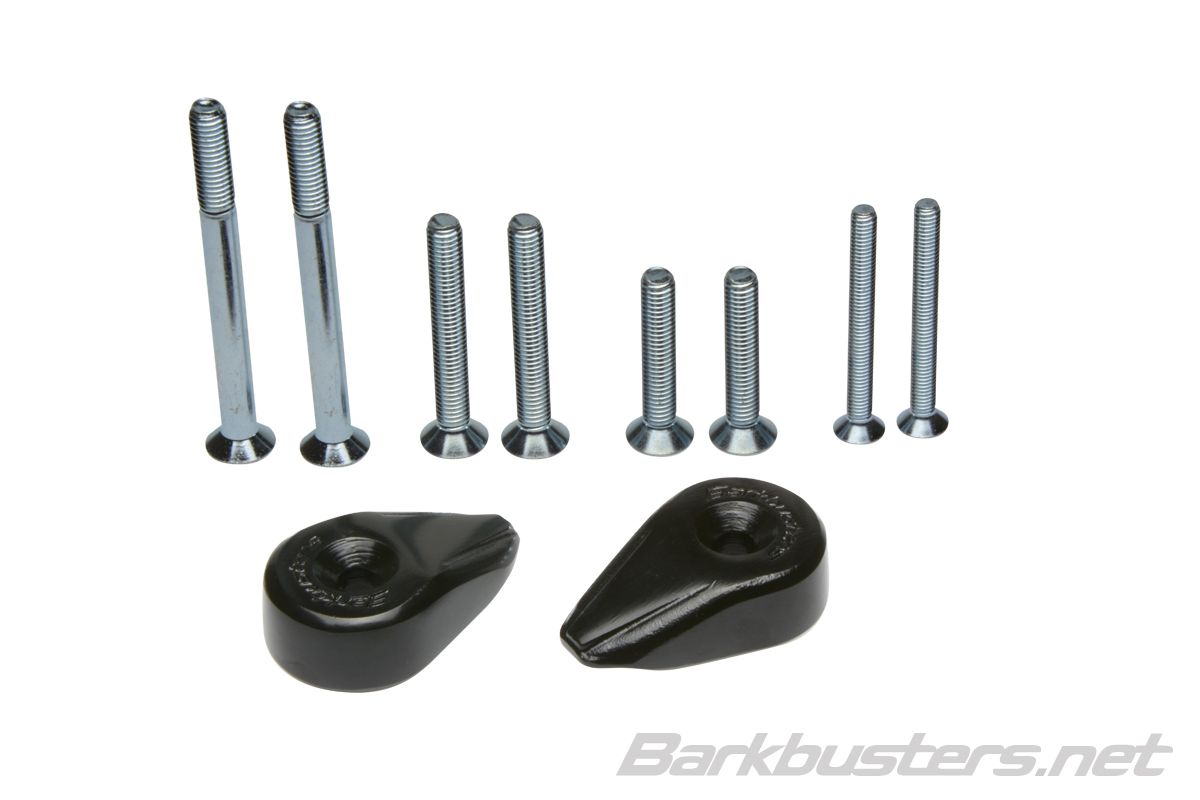Barkbusters BHG3-SL-WD VPS Silver Plastic Guard/Wind Deflector Set with Screws 