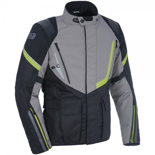 Oxford Montreal 4.0 MS Dry2Dry Jacket Black, Grey and Fluo