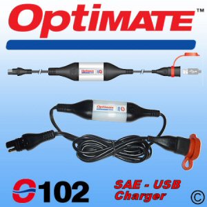 O108 Optimate Universal USB Charger SAE Connection
