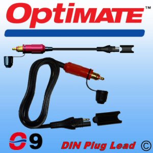 O9 OptiMate SAE to 12V DIN Plug Lead - 1.2m
