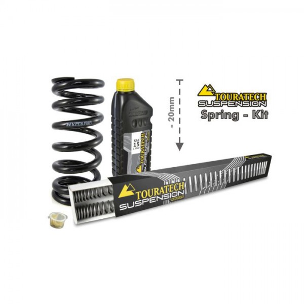 Touratech Height lowering kit -20mm for Tiger 900 Rally / Rally Pro (2020-2021) replacement springs