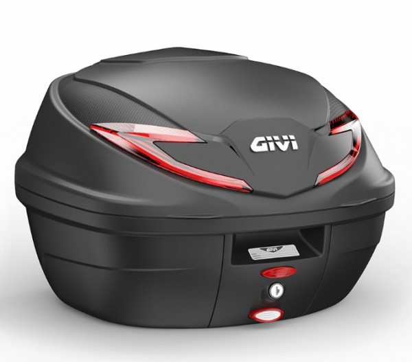 GIVI B360N2 36 ltr MONOLOCK® top case black with red reflectors