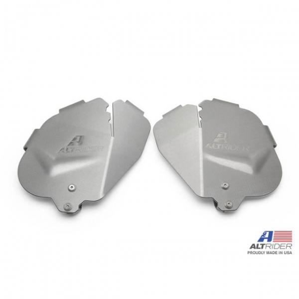 ALTRIDER CYLINDER HEAD GUARDS FOR THE ALTRIDER BMW R 1250 GS CRASH BARS - SILVER