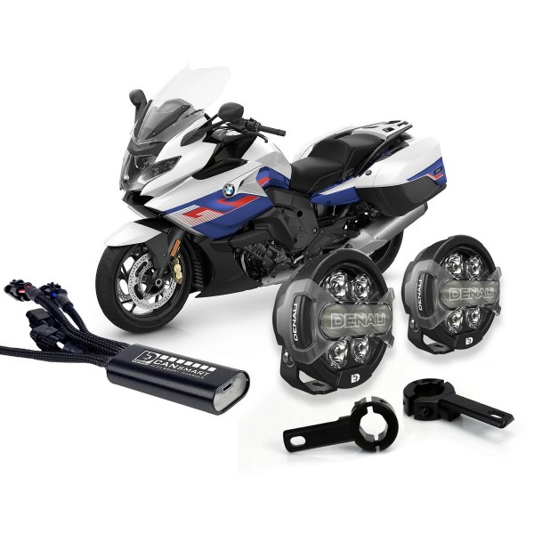 Denali D7 Pro Premium Crash Bar Lighting Bundle - BMW K1600/R9T/R18/S1000XR/F900/ 800GS/F750/850GS