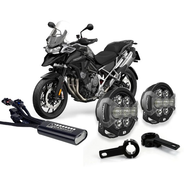 Denali D7 Pro Premium Crash Bar Lighting Bundle - Triumph Tiger 900 2020+ & Tiger 1200 2022+