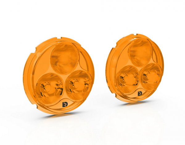 Denali D3 TriOptic Amber Lens Kit For D3 LED Driving Lights