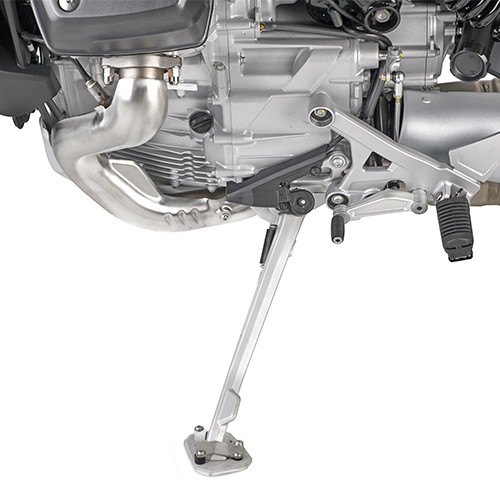 Givi Specific side stand support in aluminium and stainless steel Moto Guzzi Stelvio (24-)