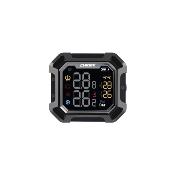 Chigee G3 Tyre Pressure Monitor For Motorcycles - Black