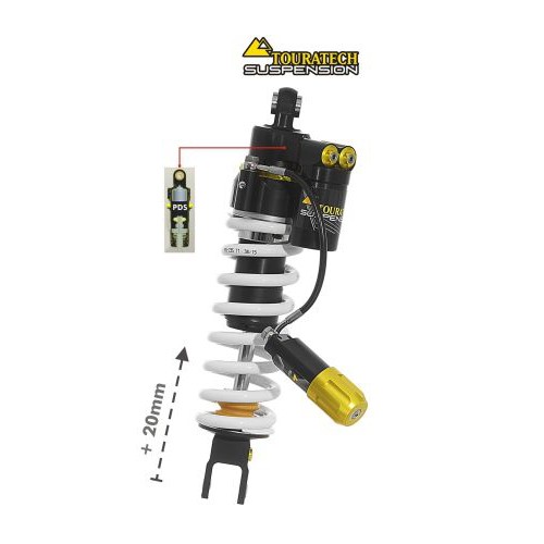 Touratech Suspension shock absorber for Honda CRF1100L Africa-Twin from 2020 type Extreme High +20mm