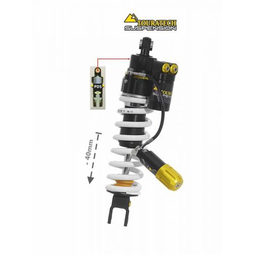 Touratech Suspension lowering shock -40mm Honda CRF1100 Adv Sports w out EERA from 2020 Type Extreme