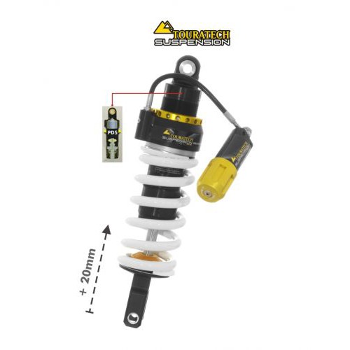 Touratech Suspension shock absorber for Honda CRF1100L Africa-Twin 2020- Type Level2/PDS HIGH +20mm