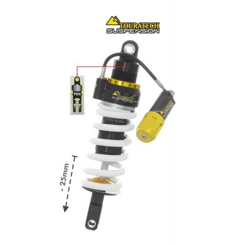 Touratech Suspension lowering shock (-25 mm) Honda CRF1100L Africa Twin 2020- Type Explore HP/PDS