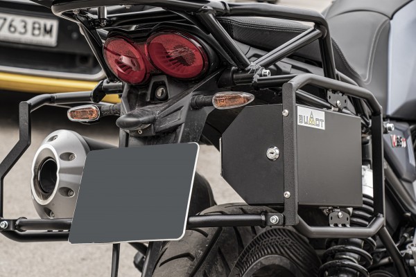 Bumot Pannier Frames and Toolbox Moto Guzzi V85TT
