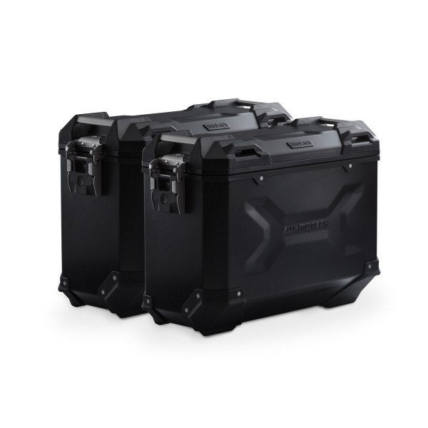 S W Motech TRAX ADV aluminium case system. 37/37 l. Moto Guzzi Stelvio (24-)