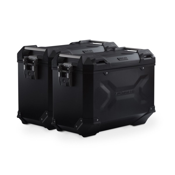 S W Motech TRAX ADV Aluminium Case System 45/45 litre Honda NX500, CB500X, CB500F / CBR500R (-15)