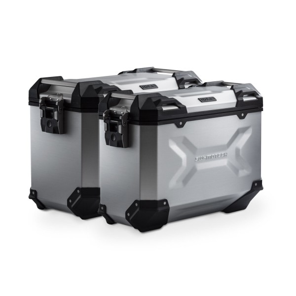 S W Motech TRAX ADV aluminium case system Suzuki V-Strom 800DE (23-) 45/37 litre